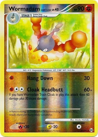 Wormadam Sandy Cloak - 50/99 - Reverse Holo - EN Wormadam Sandy Cloak - 50/99 - Reverse Holo - EN