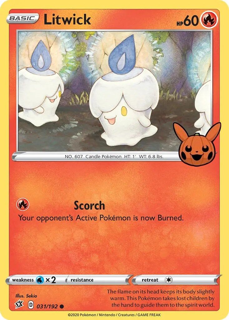 litwick-031-172-pokemon-tcg-near-mint-en Litwick - 031/192 - Pokémon TCG - Near Mint - EN