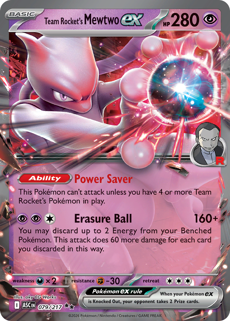 Team Rocket’s Mewtwo ex - 079/217 - EN