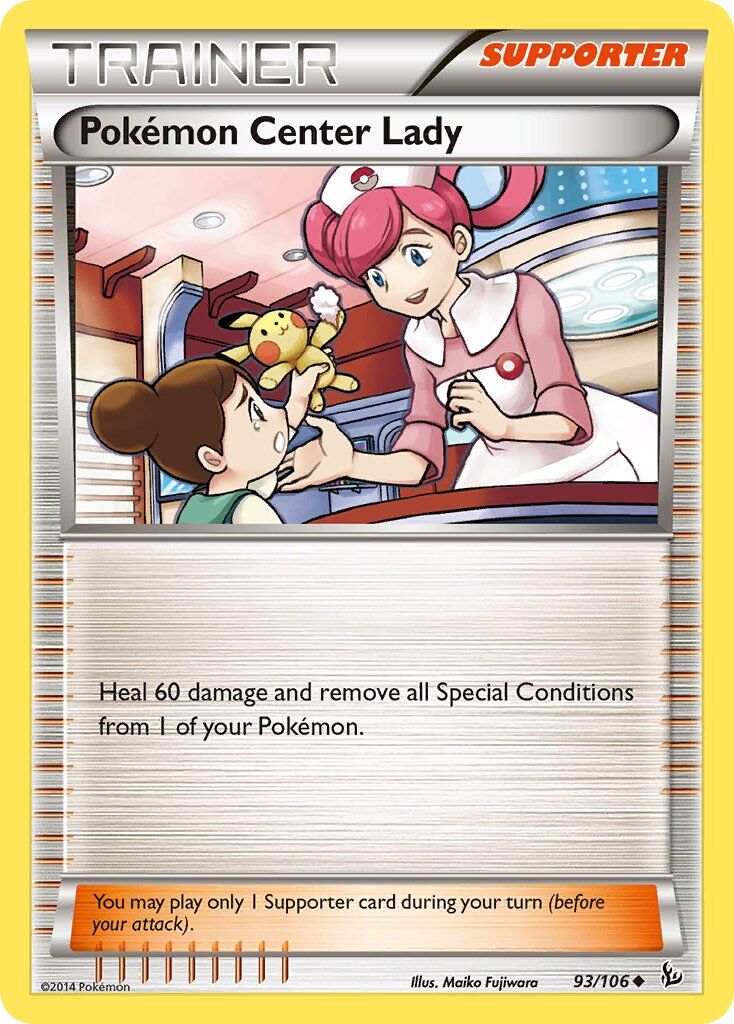 Pokémon Center Lady - 93/106 - EN