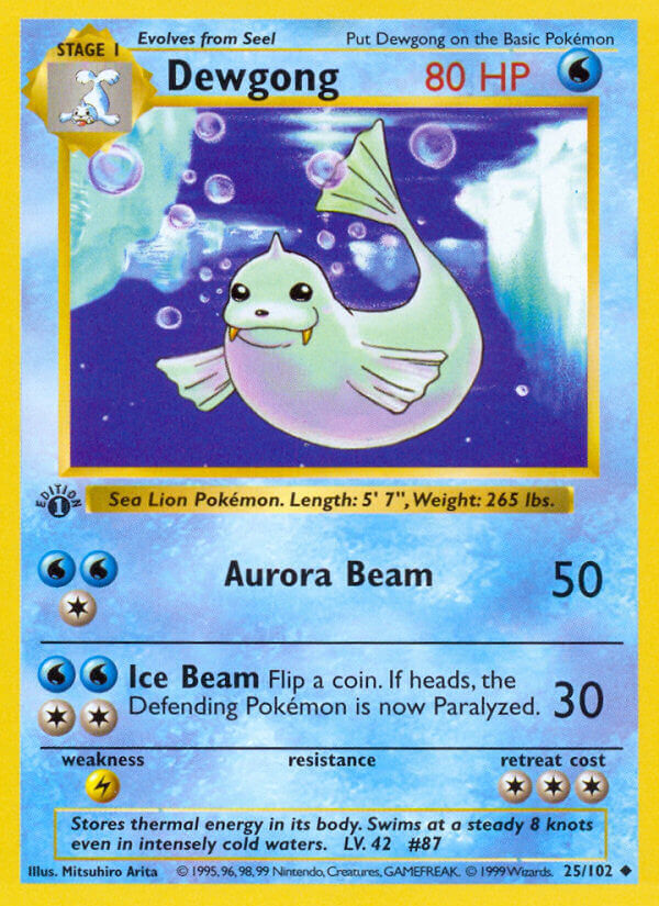 Dewgong - 25/102 - EN