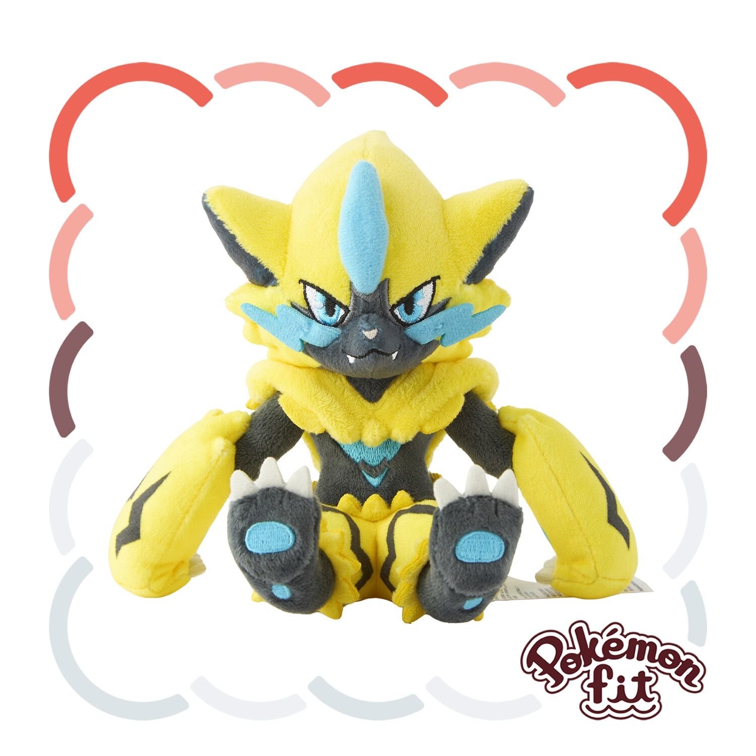 Zeraora Sitting Cuties Plush - 16.0 cm