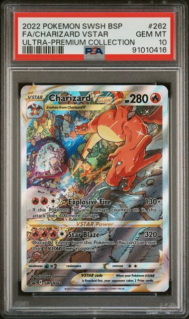 Charizard VSTAR #262 - swsh Black Star Promo Ultra-Premium Collection - PSA 10 GEM-MT - Pokemon