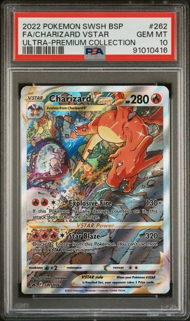 Charizard VSTAR #262 - swsh Black Star Promo Ultra-Premium Collection - PSA 10 GEM-MT - Pokemon