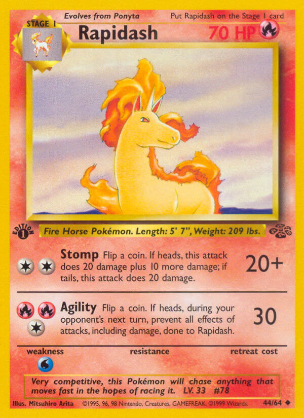Rapidash - 44/64 - 1st Edition - EN