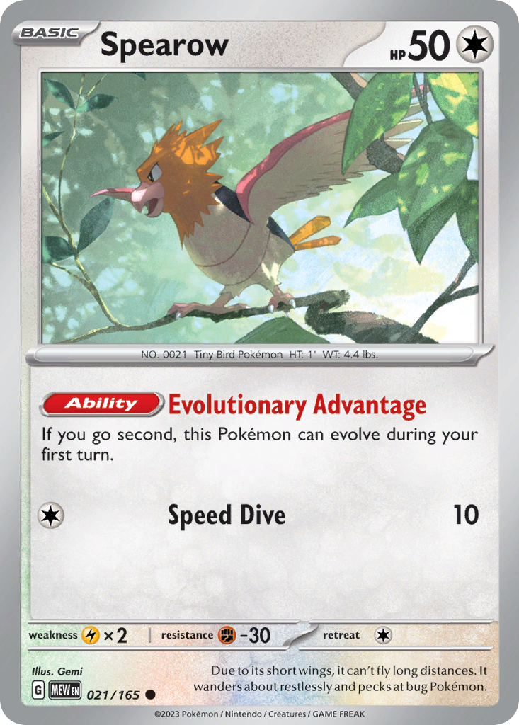 Spearow - 021/207 - EN Spearow - 021/207 - EN