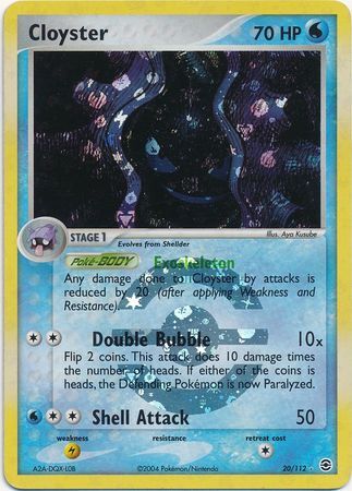 Cloyster - 20/112 - Reverse Holo - EN Cloyster - 20/112 - Reverse Holo - EN