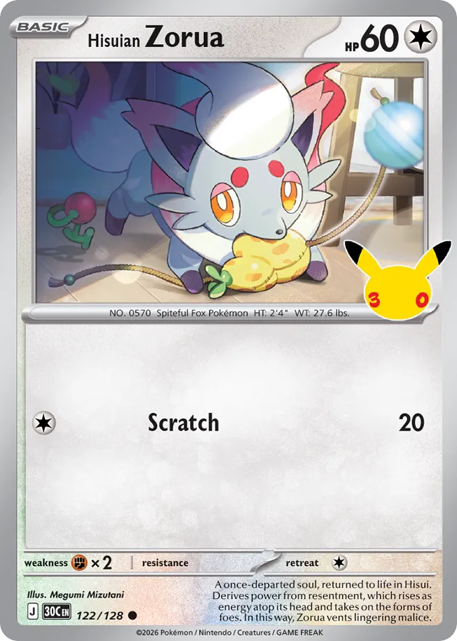 Hisuian Zorua - 122/128 - EN