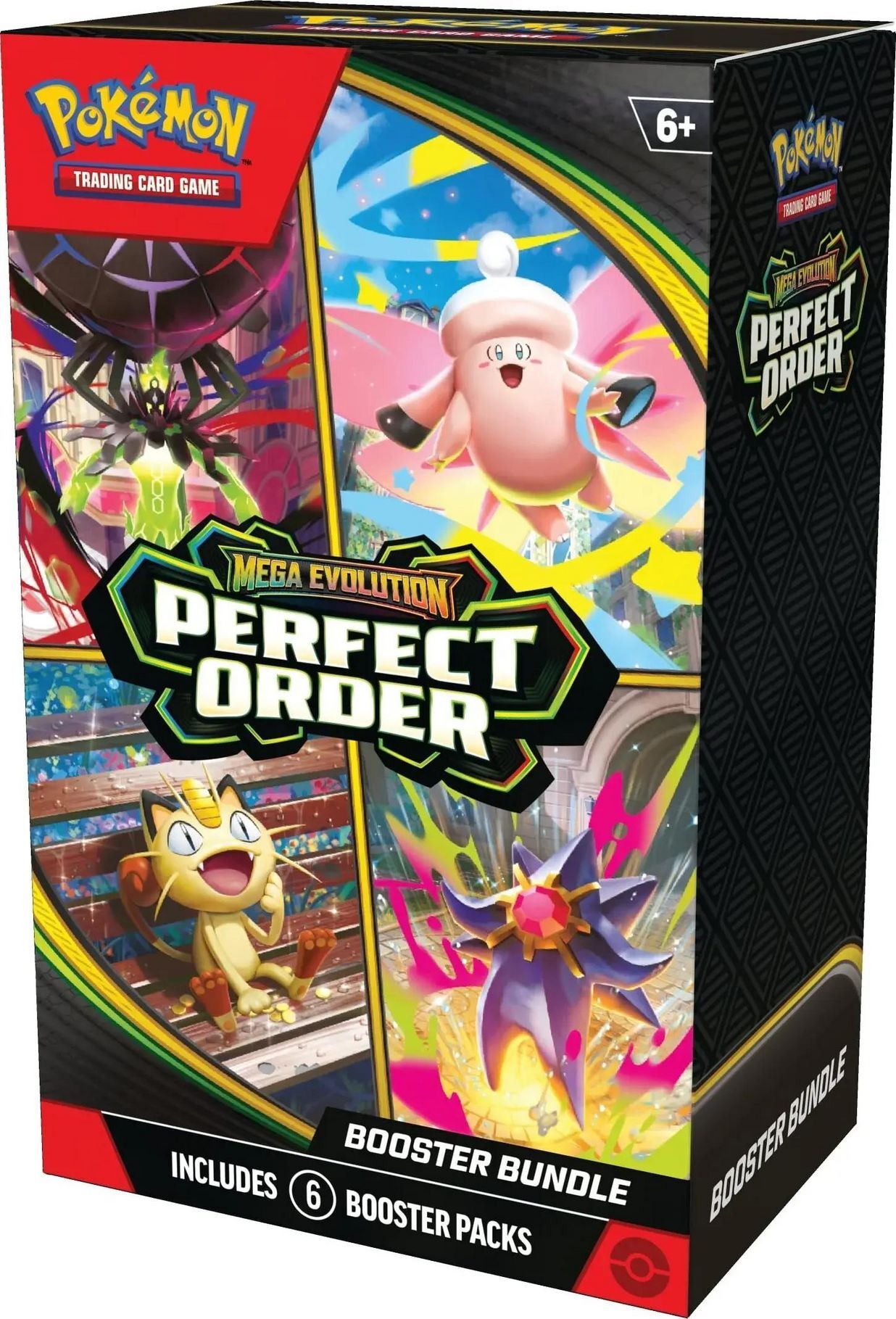 Pokémon TCG: Mega Evolution - Perfect Order Booster Bundle (6 Packs) - EN Pokémon TCG: Mega Evolution - Perfect Order Booster Bundle (6 Packs) - EN