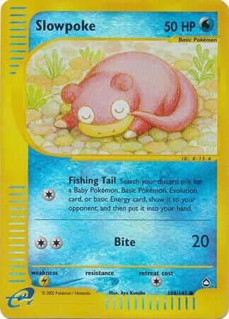 Slowpoke - 108/147 - Reverse Holo - EN