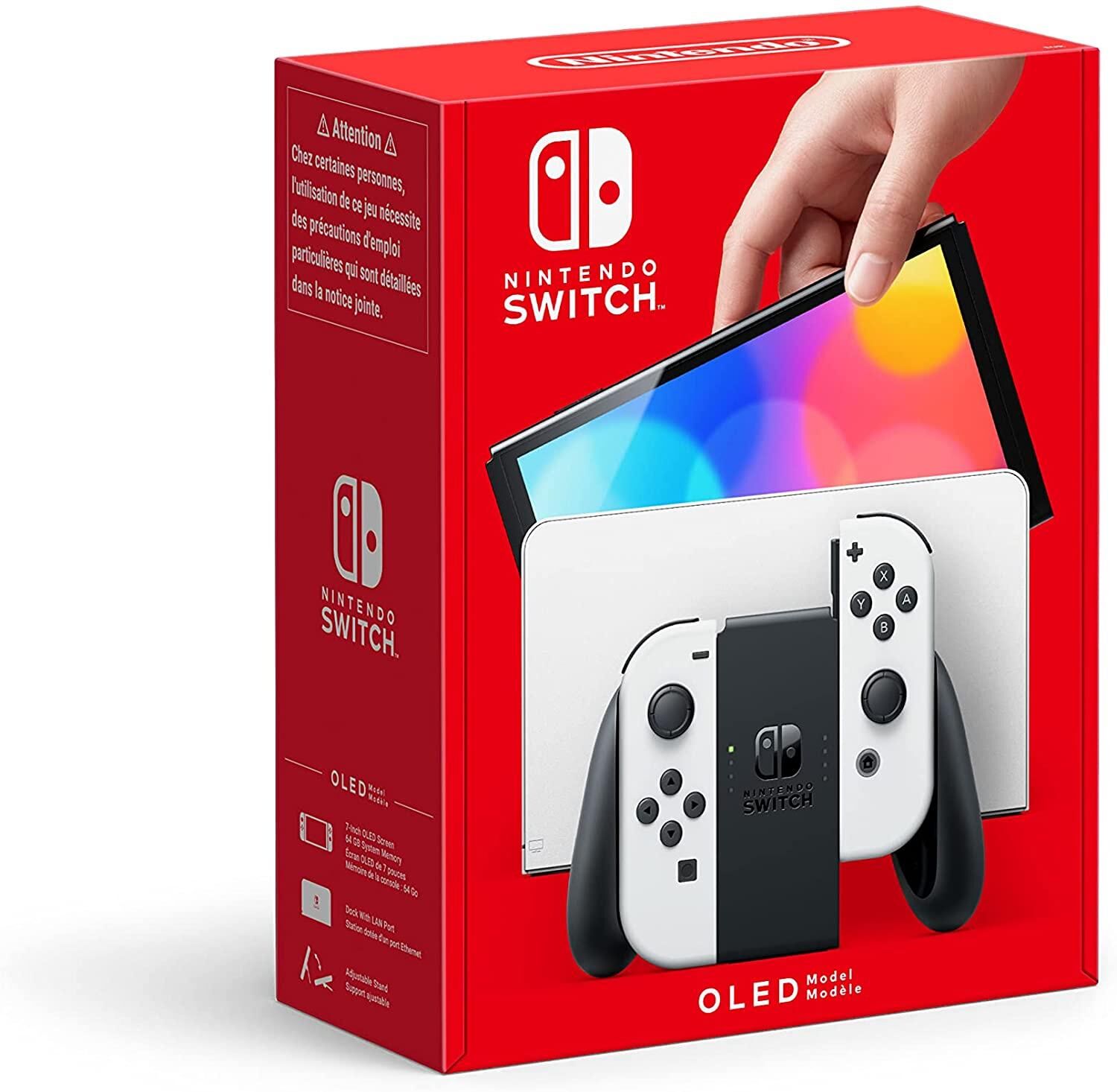 Nintendo Switch OLED With White Joy-Con - Nintendo Switch - EN