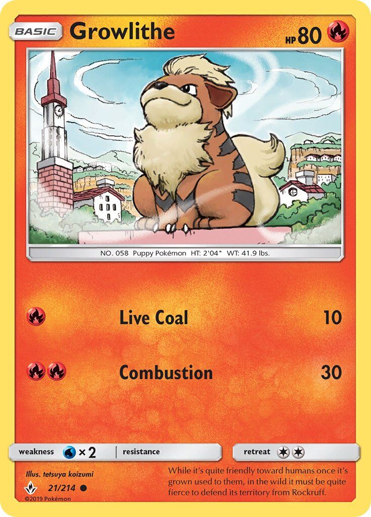 Growlithe - 21/214 - EN Growlithe - 21/214 - EN