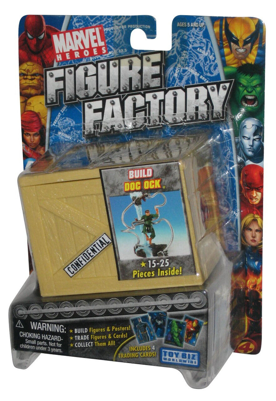 Marvel Figure Factory Build Doc Ock Figure with Crate Marvel Figure Factory Build Doc Ock Figure with Crate