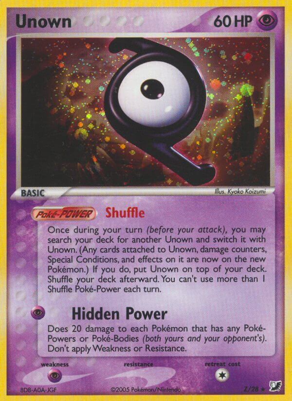 Unown - Z/115 - EN Unown - Z/115 - EN