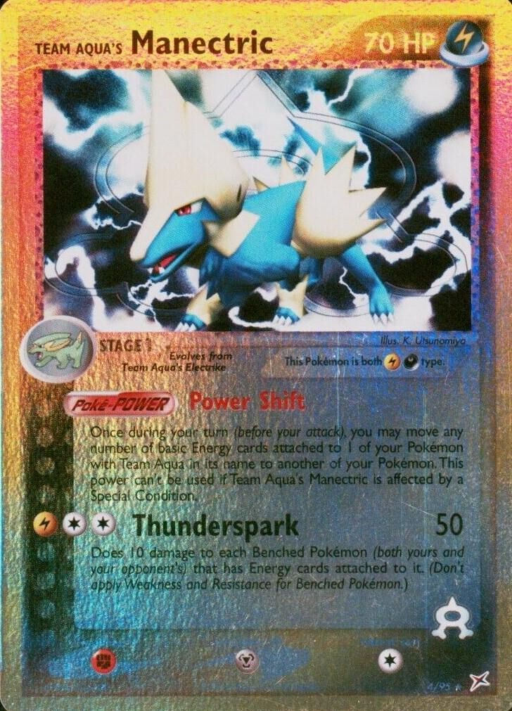 Team Aqua’s Manectric - 4/97 - Reverse Holo - EN