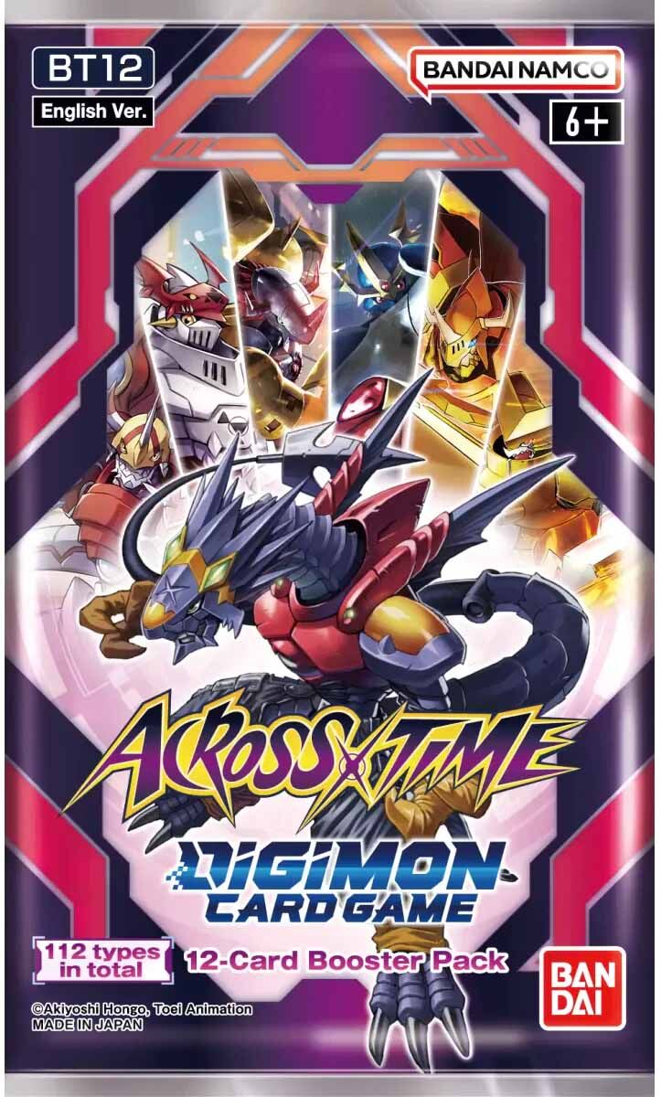 Across Time BT12 Booster - Digimon Card Game - EN Across Time BT12 Booster - Digimon Card Game - EN