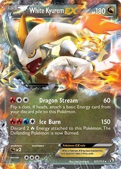 White Kyurem EX 101/113 - Pokémon TCG