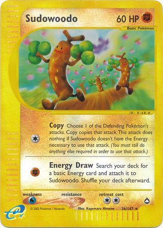 Sudowoodo - 36/147 - Reverse Holo - EN Sudowoodo - 36/147 - Reverse Holo - EN