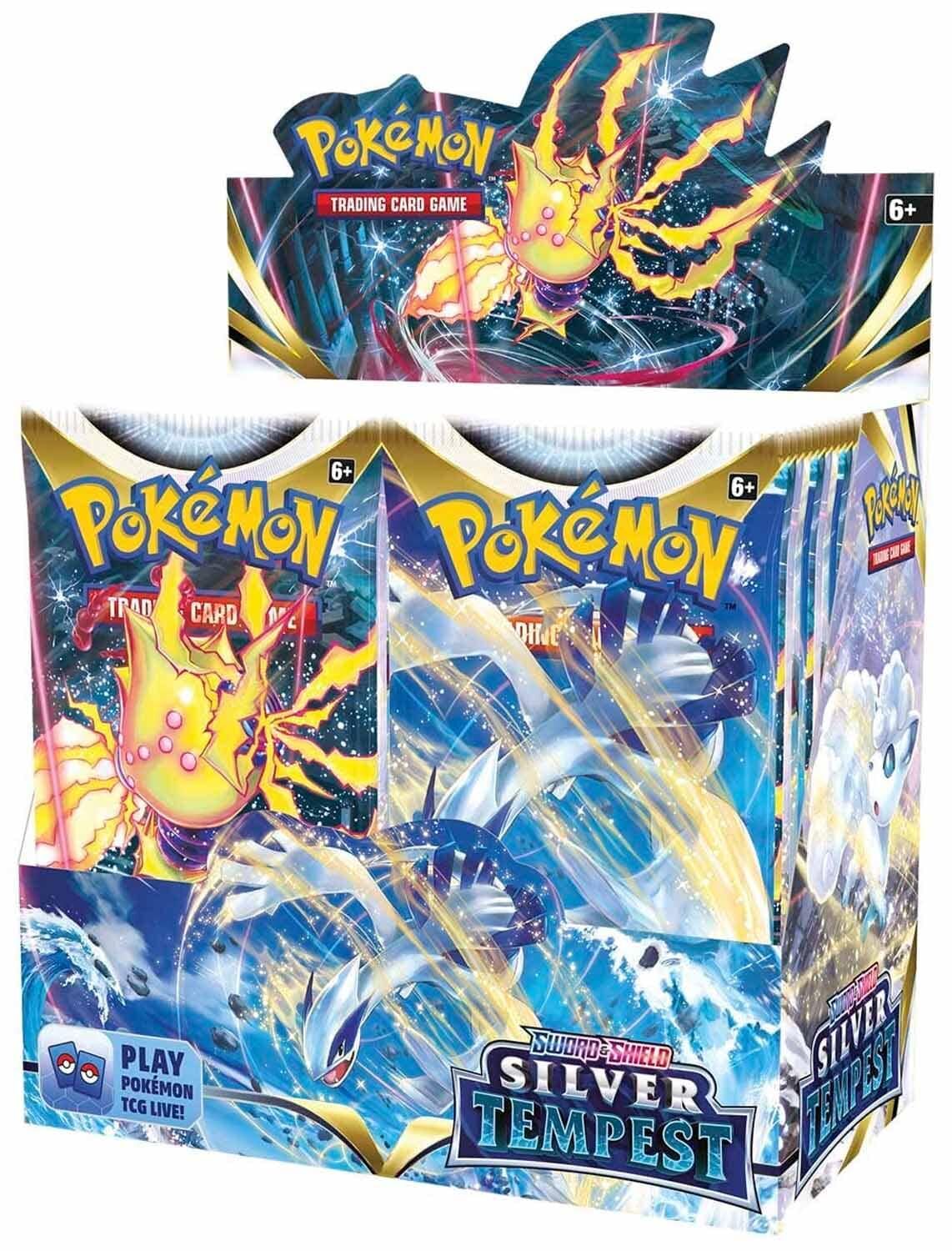 pokemon-sword-shield-silver-tempest-booster-display-en Pokémon Sword & Shield Silver Tempest Booster Display - EN