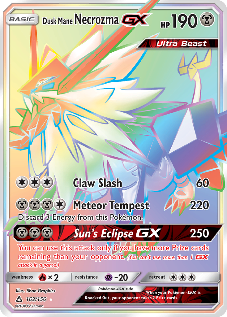 Dusk Mane Necrozma-GX - 163/156 - EN
