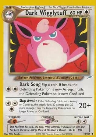 Dark Wigglytuff - 40/113 - Unlimited - EN Dark Wigglytuff - 40/113 - Unlimited - EN