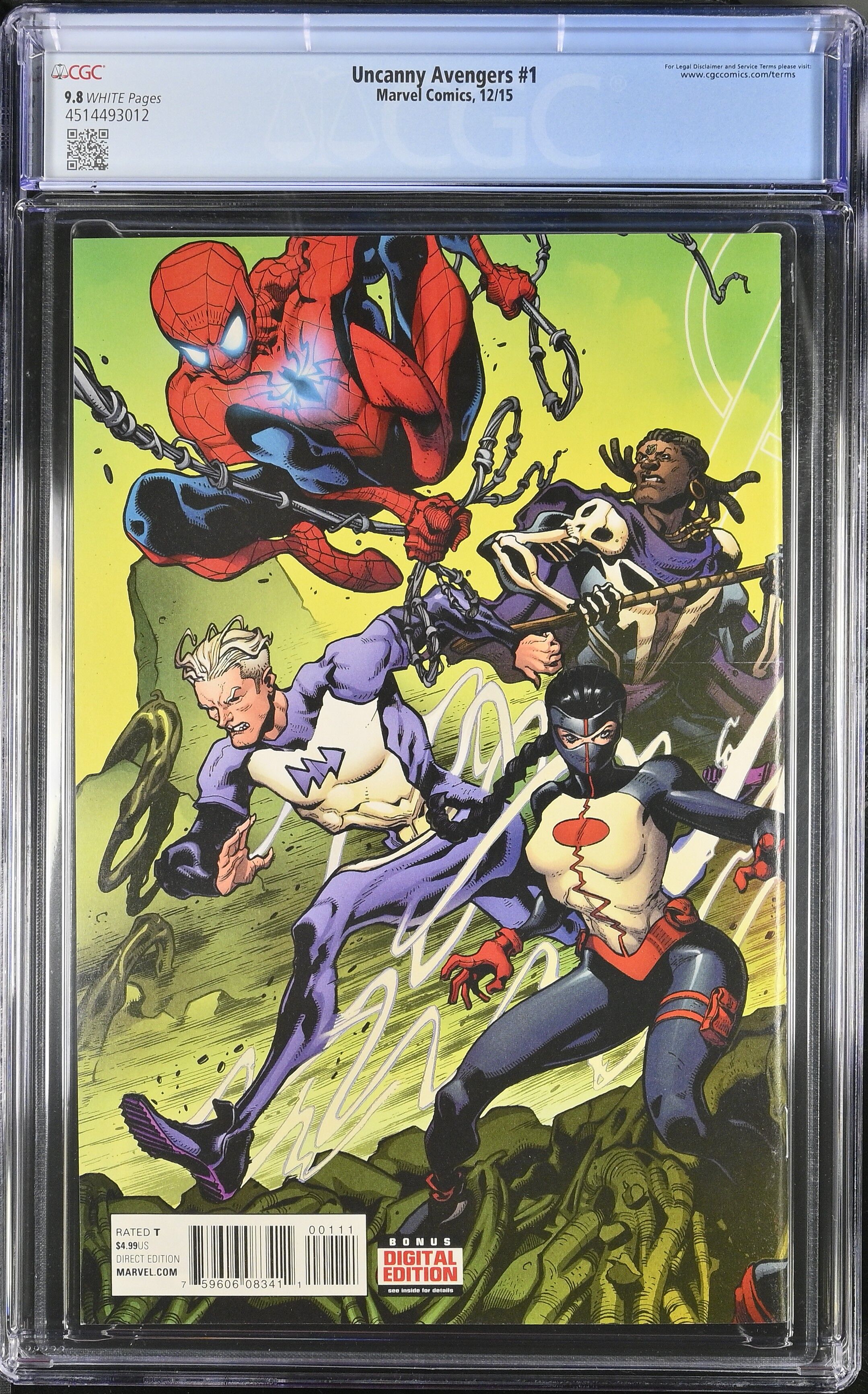 Uncanny Avengers #1 CGC 9.8 Top Pop!