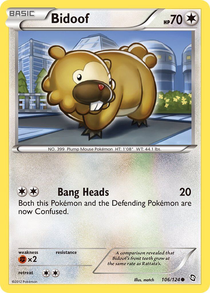 Bidoof - 106/124 - EN