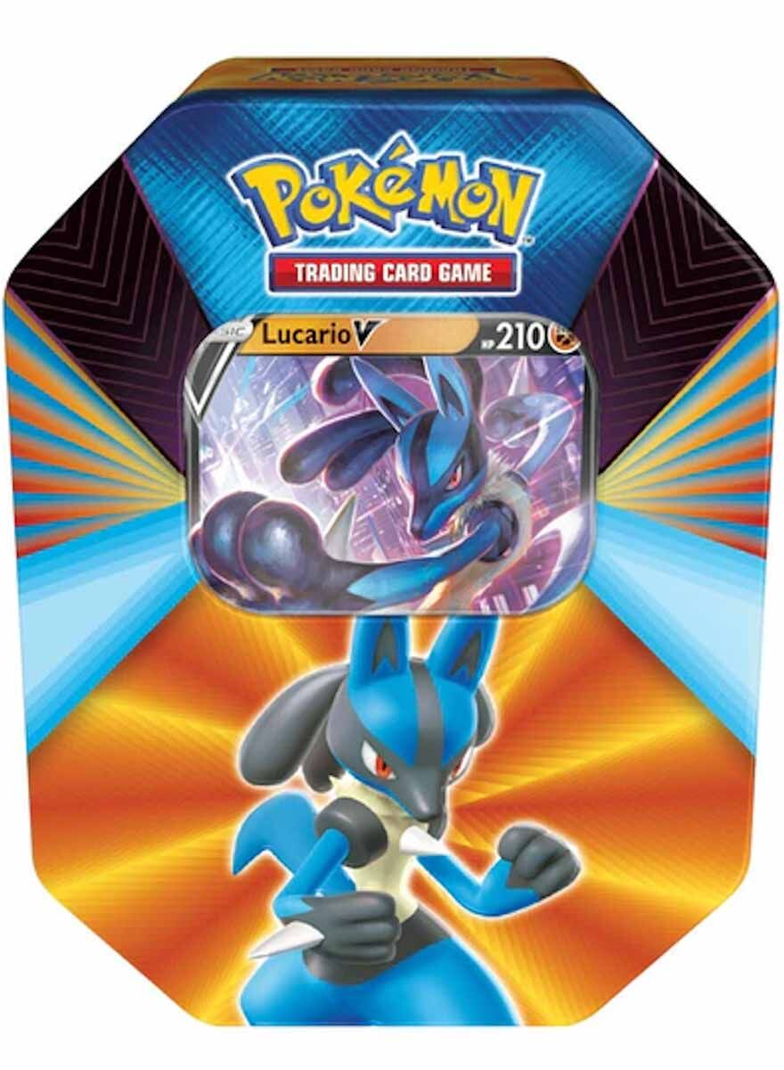 pok-mon-v-forces-lucario-v-tin-box-1 Pokémon V Forces Lucario V Tin Box - EN