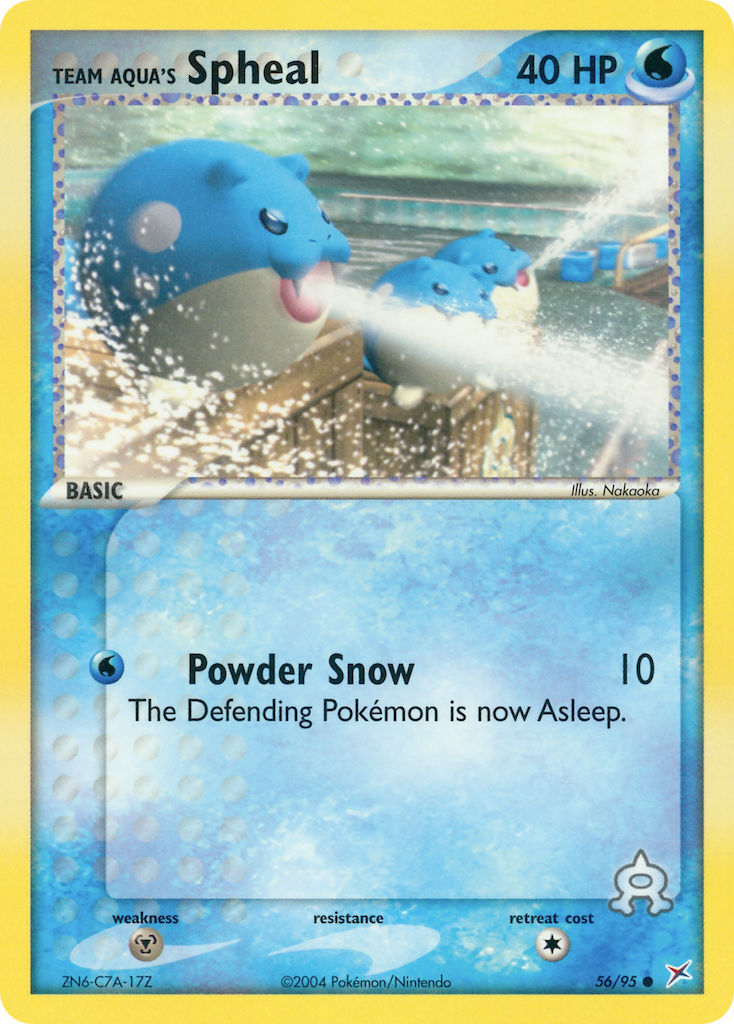 Team Aqua’s Spheal - 56/95 - EN Team Aqua’s Spheal - 56/95 - EN