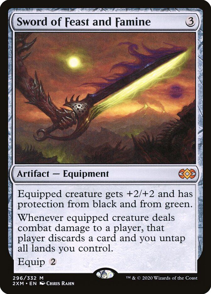 Sword of Feast and Famine - 2XM 296 - Normal - EN - NM Sword of Feast and Famine - 2XM 296 - Normal - EN - NM