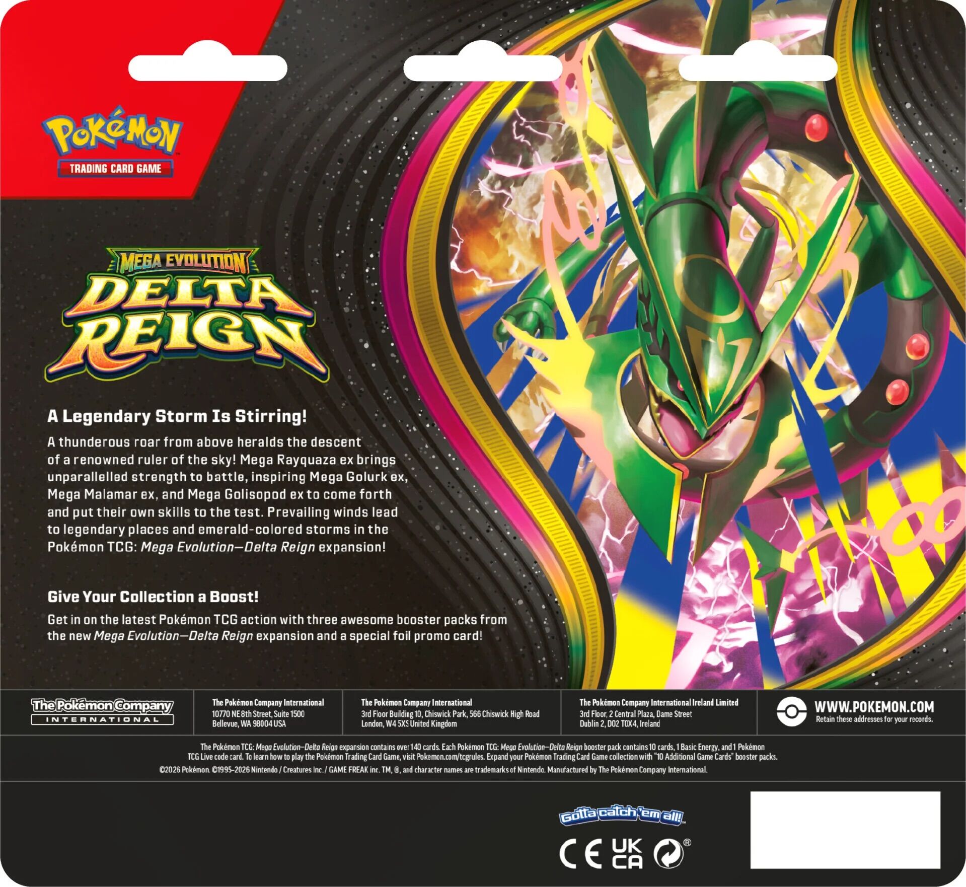 Pokémon TCG: ME06 Mega Evolution - Delta Reign Seel 3-Pack Blisters - EN