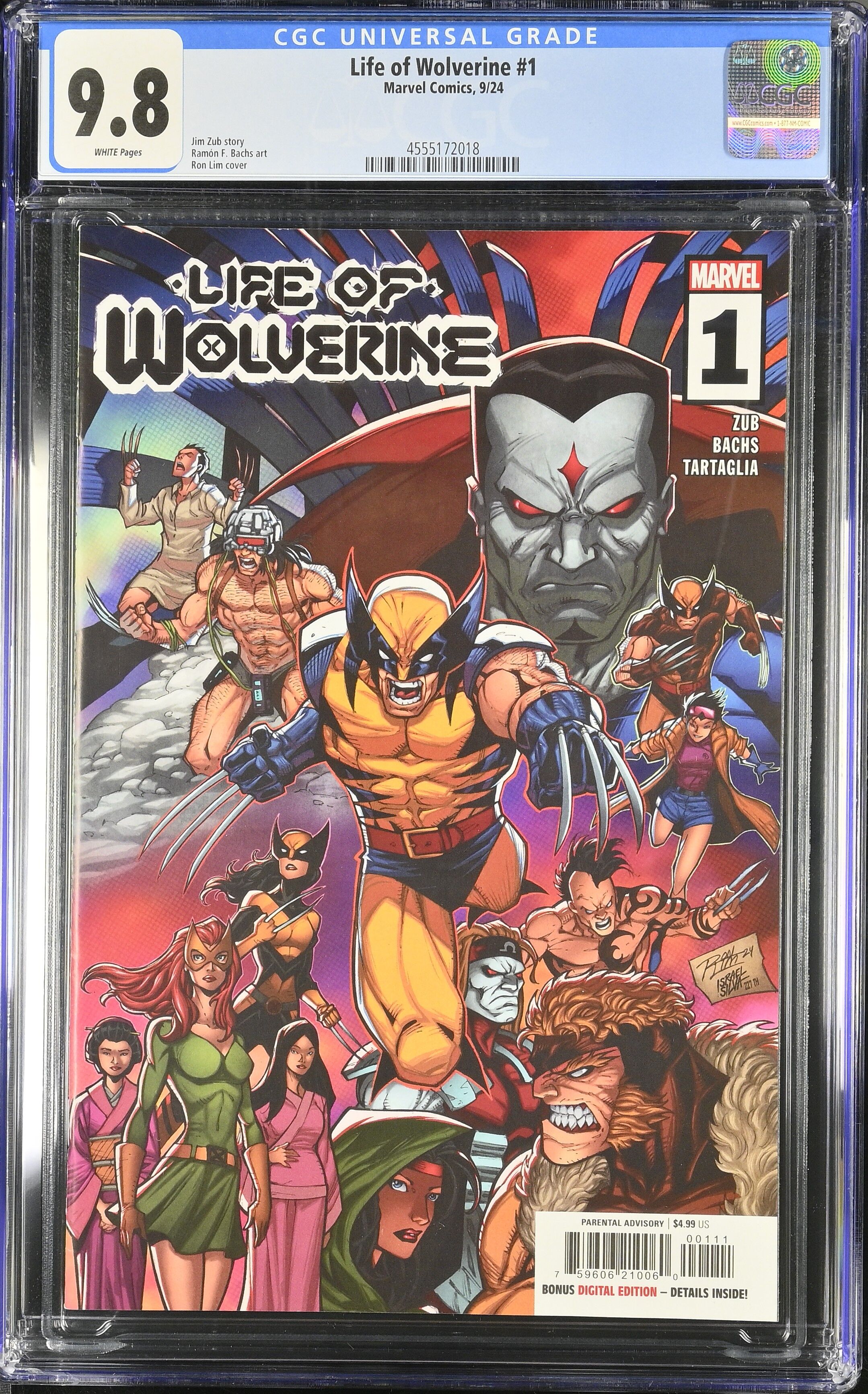 Life of Wolverine #1 CGC 9.8 Top Pop! Life of Wolverine #1 CGC 9.8 Top Pop!