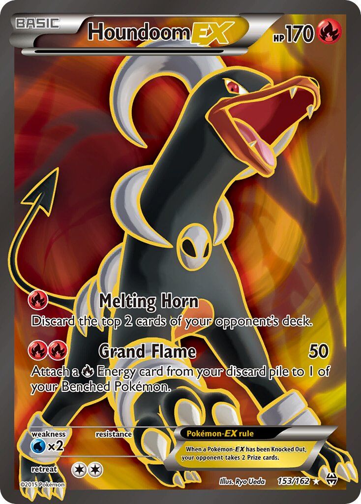 Houndoom-EX - 153/162 - EN