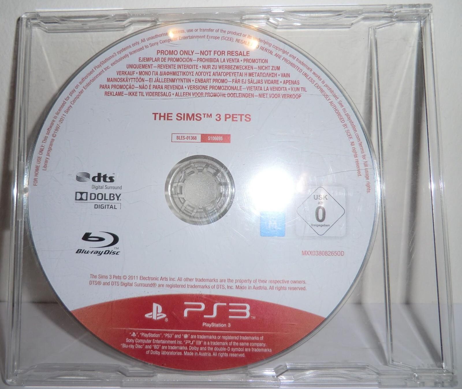 The Sims 3 Pets [Promo Only] - OVP - PS3 - DE