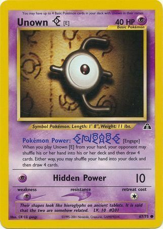 Unown E - 67/75 - Unlimited - EN