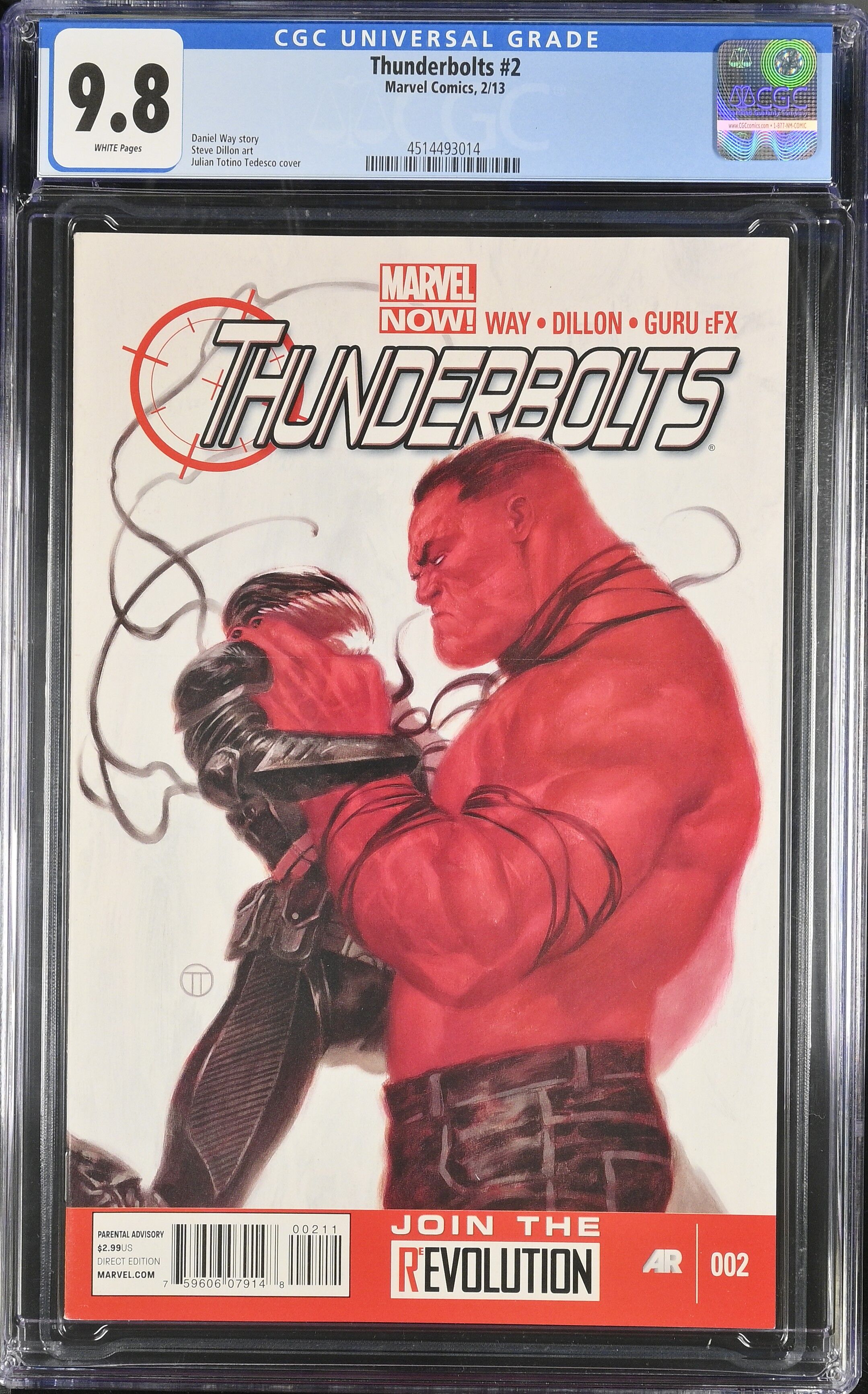 Thunderbolts #2 CGC 9.8 Top Pop! Thunderbolts #2 CGC 9.8 Top Pop!