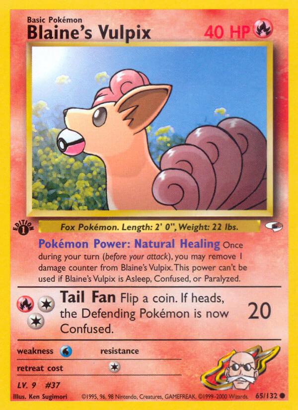 Blaine’s Vulpix - 65/132 - EN
