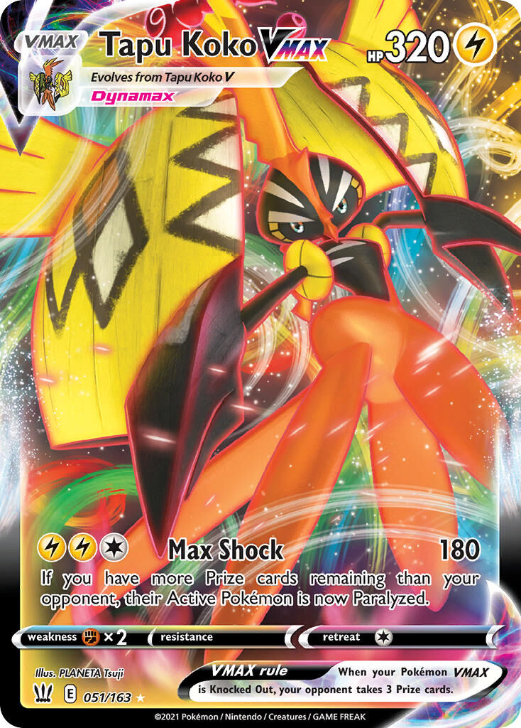 Tapu Koko VMAX - 051/163 - EN Tapu Koko VMAX - 051/163 - EN