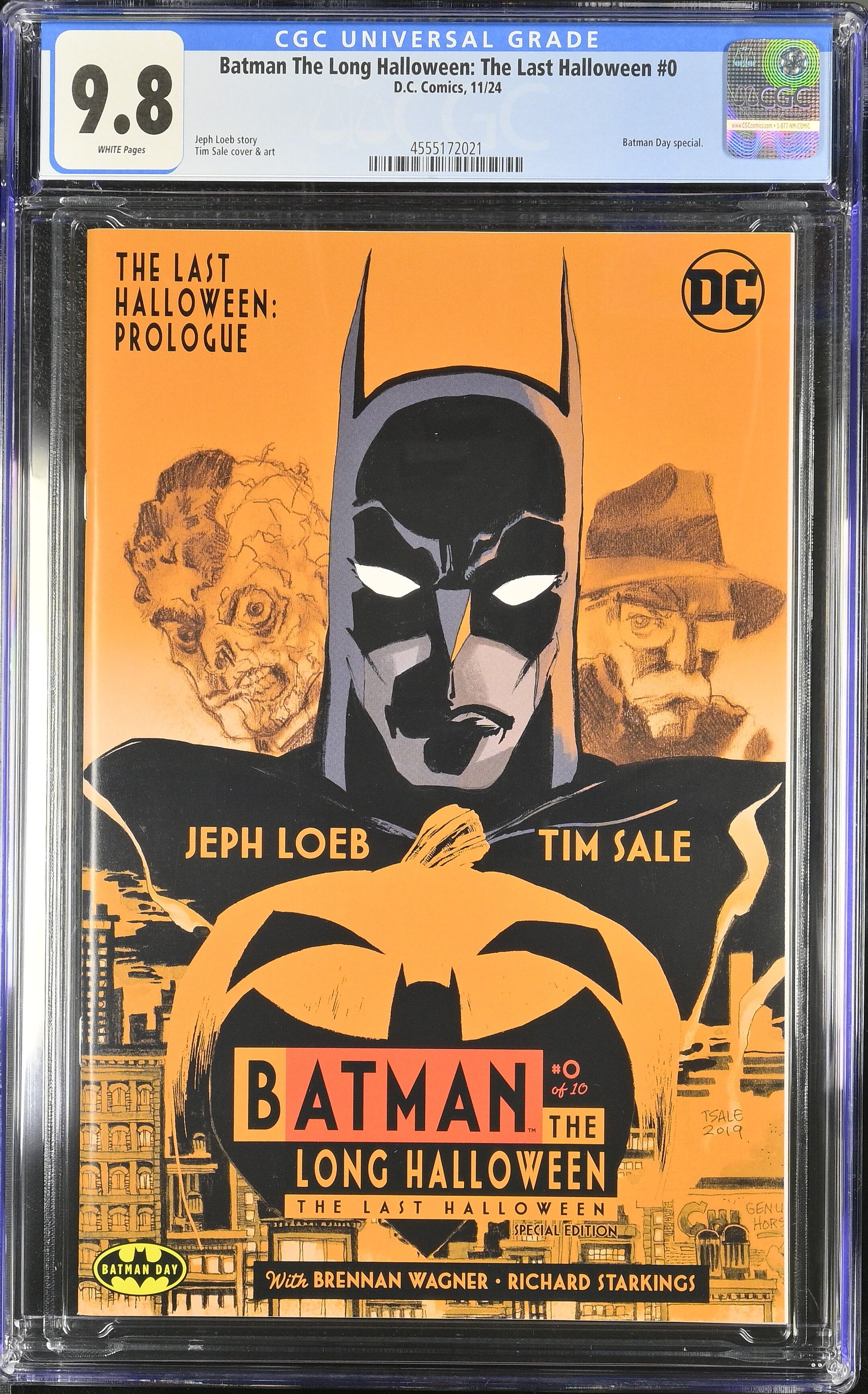 Batman The Long Halloween: The Last Halloween #0 CGC 9.8 Top Pop!