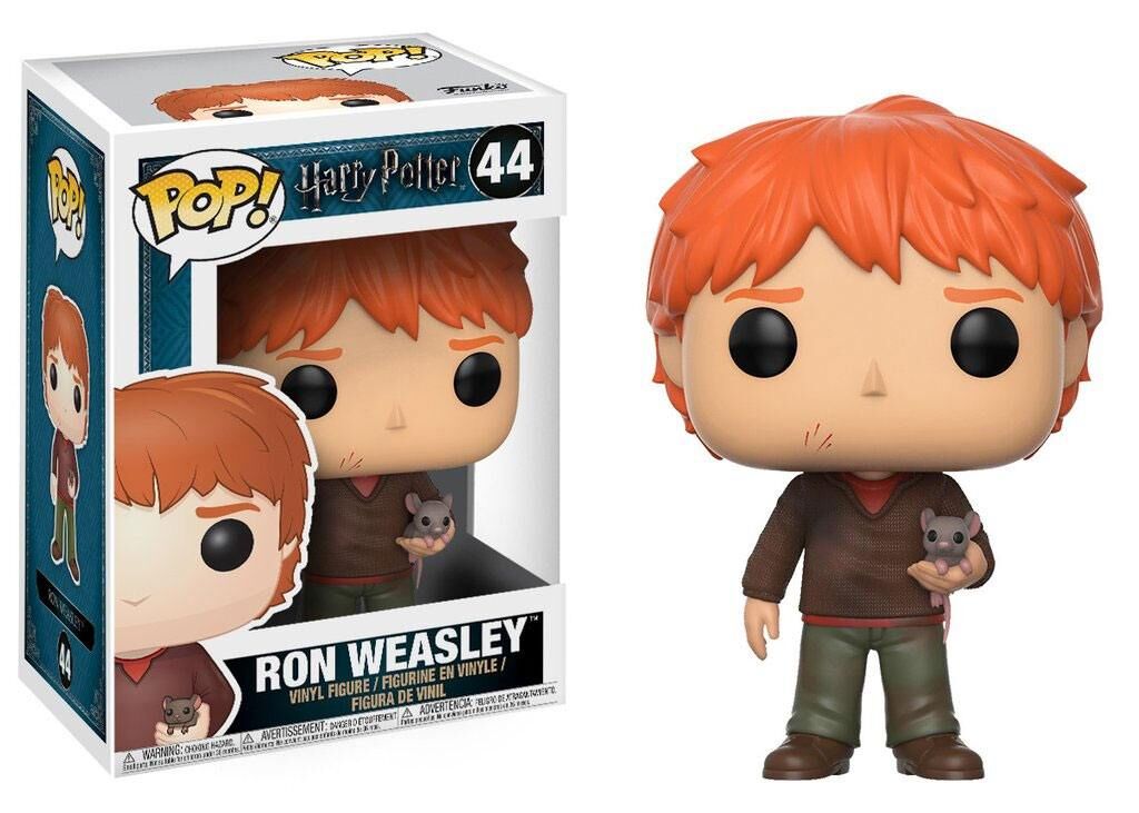 Harry Potter POP! Movies Vinyl Figur Ron Weasley with Scabbers 9 cm Harry Potter POP! Movies Vinyl Figur Ron Weasley with Scabbers 9 cm
