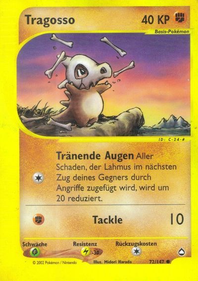 Tragosso 072/147 - Pokémon TCG