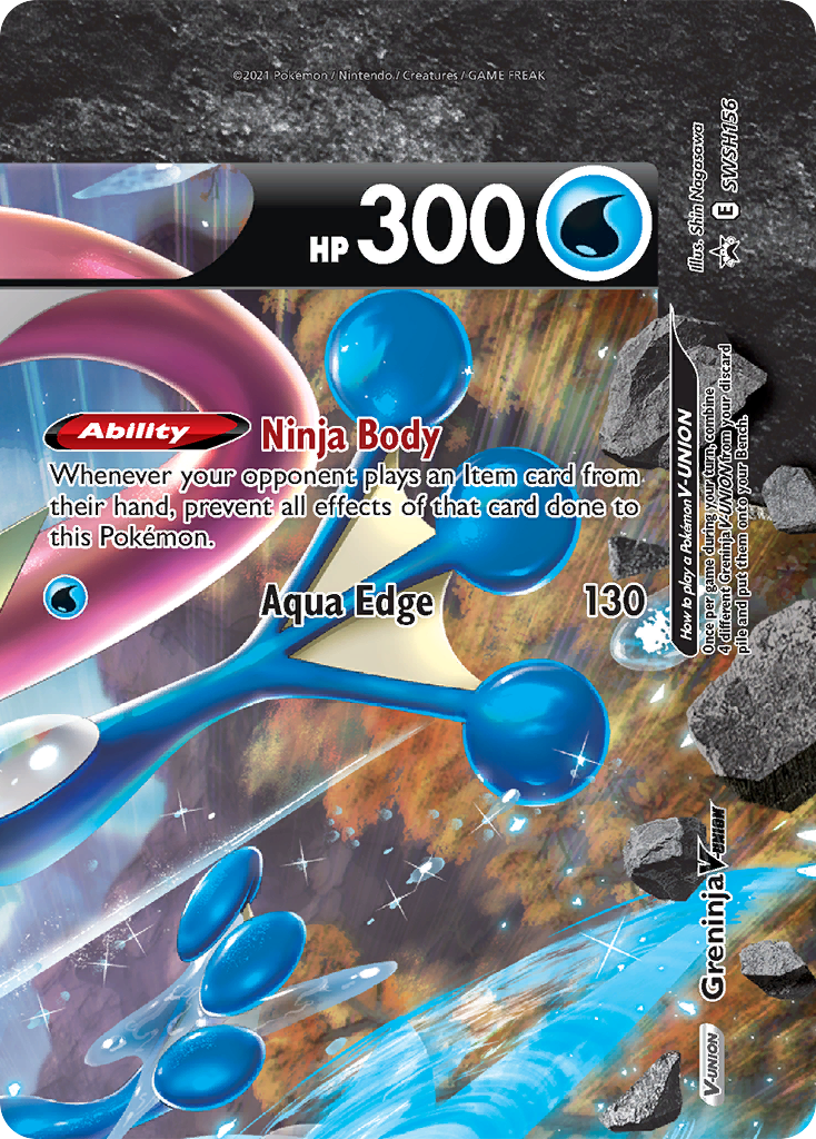 Greninja V-UNION - SWSH156/306 - EN Greninja V-UNION - SWSH156/306 - EN