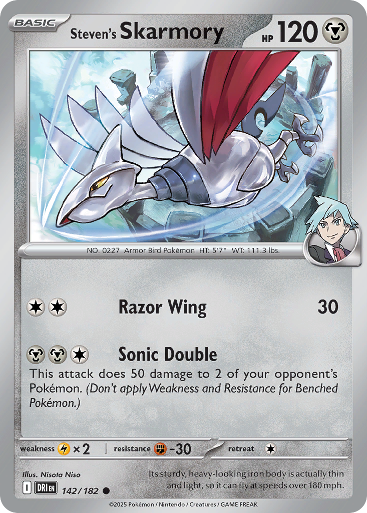 Steven’s Skarmory - 142/182 - EN