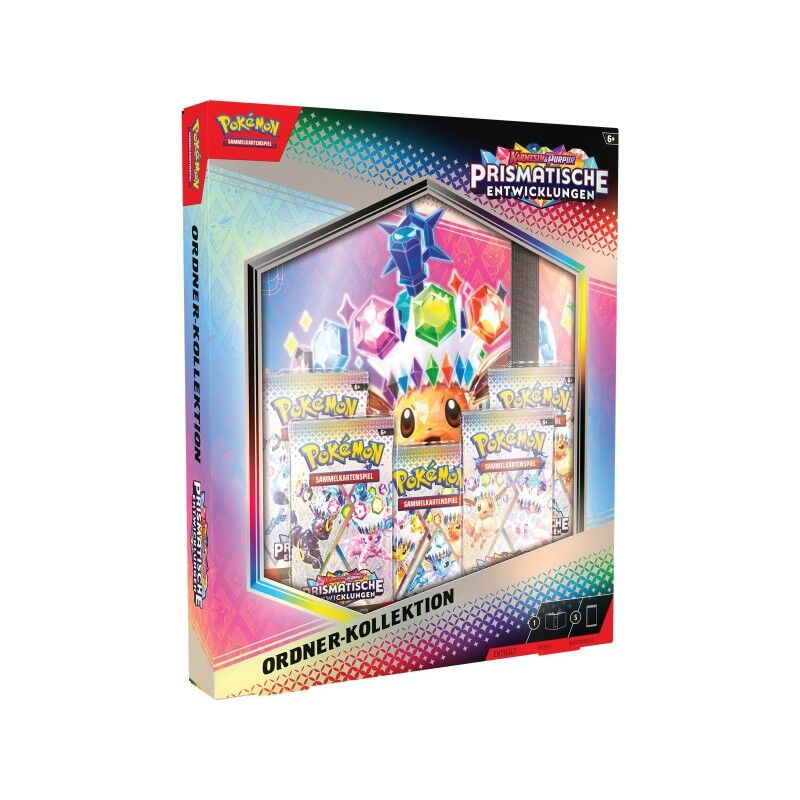 Pokémon TCG: Karmesin & Purpur Prismatische Entwicklungen Ordner-Kollektion - DE