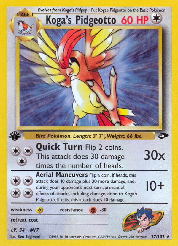 Koga’s Pidgeotto - 27/132 - EN Koga’s Pidgeotto - 27/132 - EN