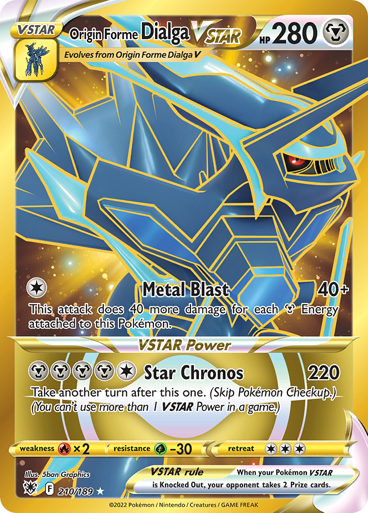 Origin Forme Dialga VSTAR - 210/189 - EN Origin Forme Dialga VSTAR - 210/189 - EN