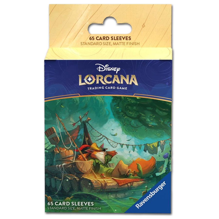 Disney Lorcana 3: Into the Inklands - 65 Card Sleeves Robin Hood Disney Lorcana 3: Into the Inklands - 65 Card Sleeves Robin Hood