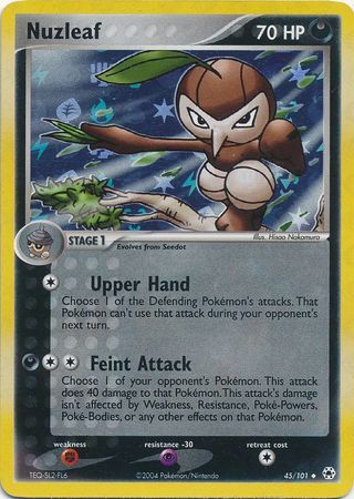 Nuzleaf - 45/101 - Reverse Holo - EN Nuzleaf - 45/101 - Reverse Holo - EN