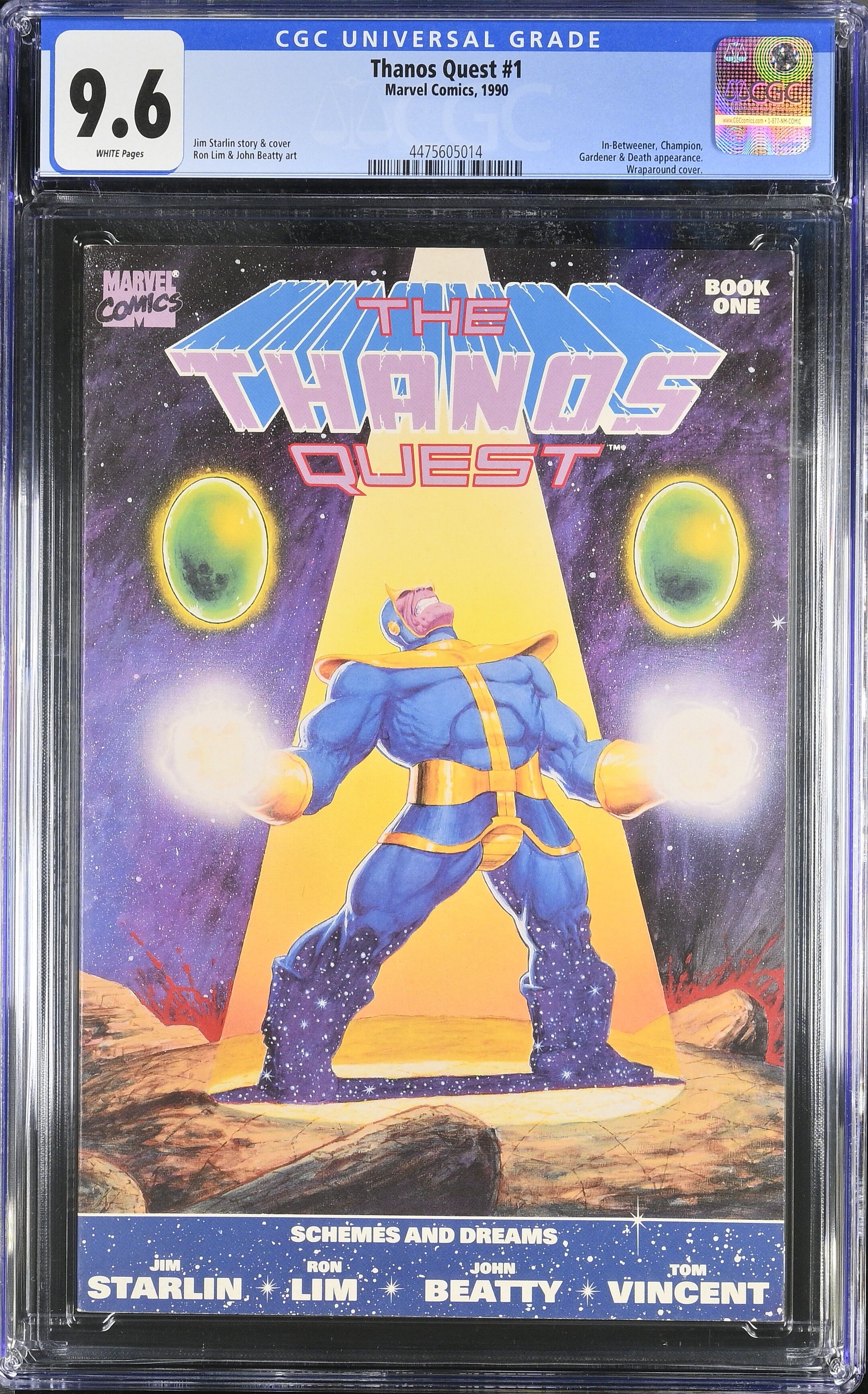 Thanos Quest #1 CGC 9.6 Thanos Quest #1 CGC 9.6