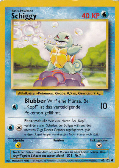 Schiggy 063/102 - Pokémon TCG